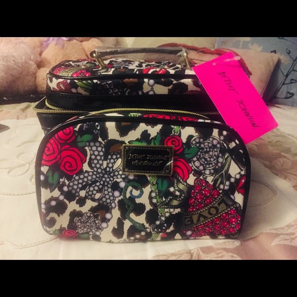 COPY - BETSEY JOHNSON 2 pc train set CHEETAH